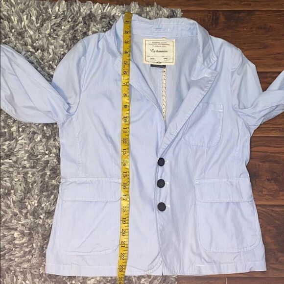 Anthropologie Cartonnier Blue Blazer - Picture 7 of 8